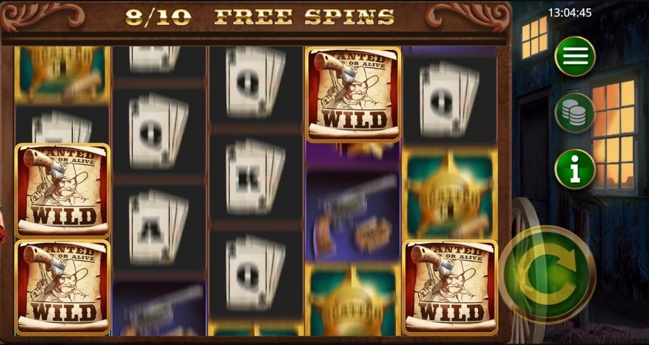 Spin free rounds Wild.